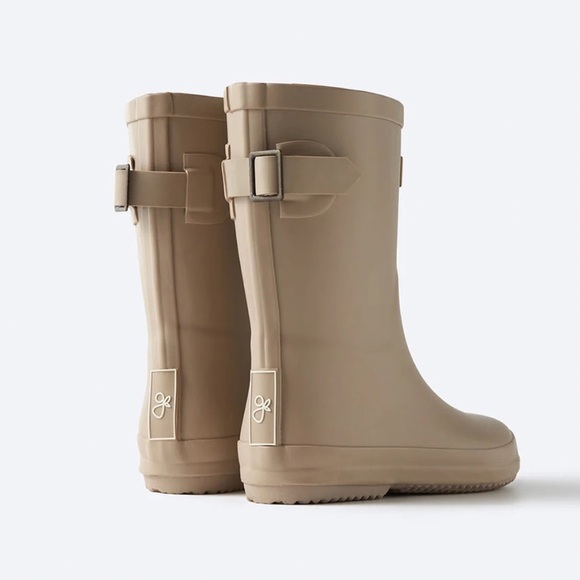 Goumi Kids Tan Rain Muddies Rainboots - Picture 2 of 7